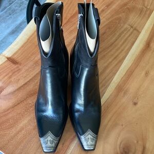 Free People Brayden Western Boot in Black